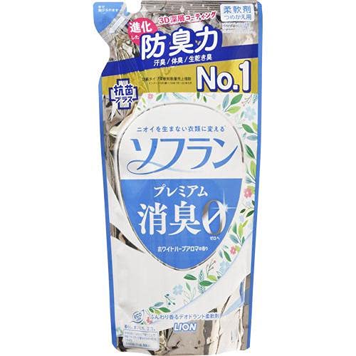 ライオン ソフランプレミアム消臭ホワイトハーブアロマ詰替 420ml