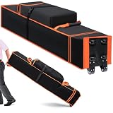 Roetelo Heavy Duty Canopy Bag Replacement, Large Tent Storage Bag with Roller Wheels 63X10X10in, 800D Oxford Fabric Pop Up Canopy Replacement Parts