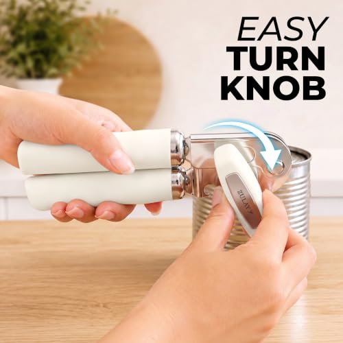 Image of Zulay Kitchen Stainless Steel Swing Open Manual Can Opener Comfortable Grip
