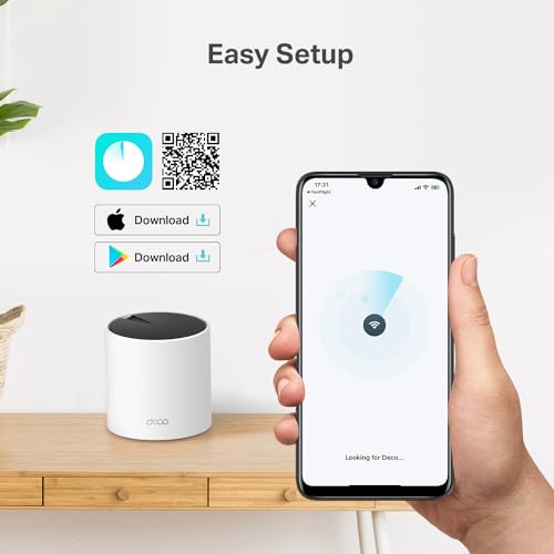 Image of TP-Link Deco X55 Pro AX3000 Whole Home Wi-Fi 6 Mesh System - Coverage up to 6500 Sq.Ft & up to 150 Devices, 2x2.5G WAN /LAN Ports, 4 Streams, Wired Ethernet Backhaul, Ideal for 1Gig+ Internet, 3-Pack