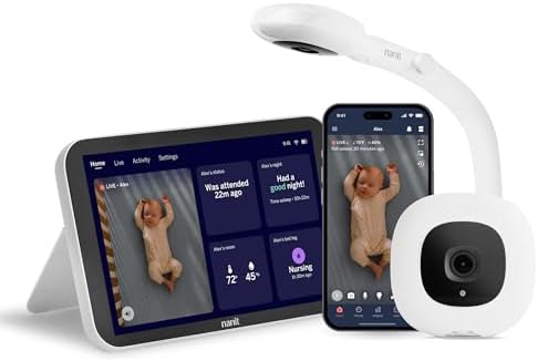 Amazon.com: Nanit Smart Baby Monitor System with Floor Stand - Crystal ...