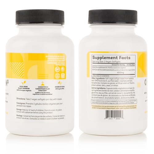 O-Mega-Zen3-Vegan-Omega-3-DHA-Supplement-400-mg-DHA-Essential-Fatty-Acids-Carrageenan-Free-Premium-Algal-Based-Fish-Oil-Alternative-Supplement-120-Softgels