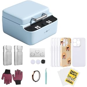 HTVRONT Phone Case Heat Press Machine(Compatible with iPhone & Android)+6Pack Sublimation Phone Case Blanks Bulk Compatible with iPhone16Pro Max