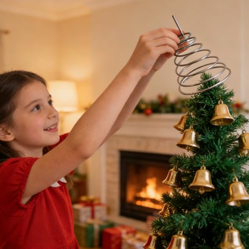 Base de resorte HEALSOPTHY: accesorio estable para evitar caídas en adornos de árbol 8