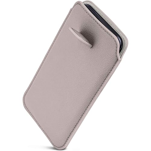 Étui fin Samsung S24 Plus housse protection microfibre pochette gris clair
