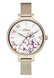 s.Oliver Damenuhr s.Oliver DamenArmbanduhr Analog Quarz Edelstahl SO-3784-MQ