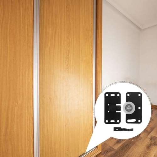 ARTIBETTER 1 Conjunto De Polia Para Porta Deslizante Rolo De Porta Deslizante De Plástico Hardware P