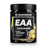 EAA Pulver – 500g – Tropical Flavour – alle 8 essenziellen Aminosäuren + Histidin – zur Zubereitung von Sport-Drinks – vegan, zuckerfrei* – in Deutschland entwickelt & laborgeprüft