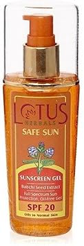 Lotus Herbals Safe Sunscreen Gel - SPF 20100 G