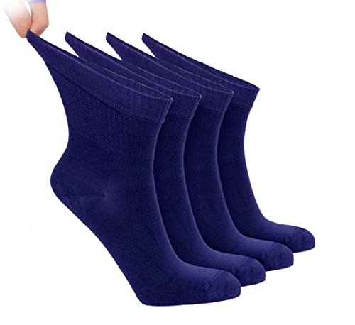 Chaussettes diabétiques femme en bambou sans couture amples