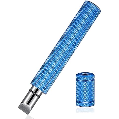 Geeorzo Golf Club Groove Sharpener, Re-Grooving Tool and Cleaner for Wedges and Irons, Golf Club Cleaner and Club Repair Accessories (Blue) Cover