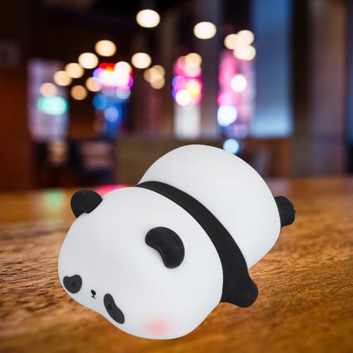 Lámpara nocturna de silicona en forma de panda miniatura 4