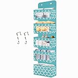 【Vielseitiges Design】 Hängeorganizer Bad kann Socken, Windeln, Babytücher, Höschen, Toilettenartikel, Schals, Mützen, Handtücher, Flaschen, Spielzeug, Snack-Vorratsnahrungsmittel, Bade und Schönheitsartikel und andere persönliche oder Familiengegenstände ordentlich aufbewahren und klassifizieren. Sie können es in Kinderzimmer, Badezimmer, Speisekammer, Waschküche, Spielzimmer, Wohnungen.