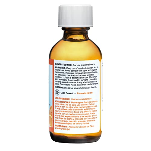 Aceite Esencial Puro de Naranja De La Cruz 2 Fl OZ miniatura 2