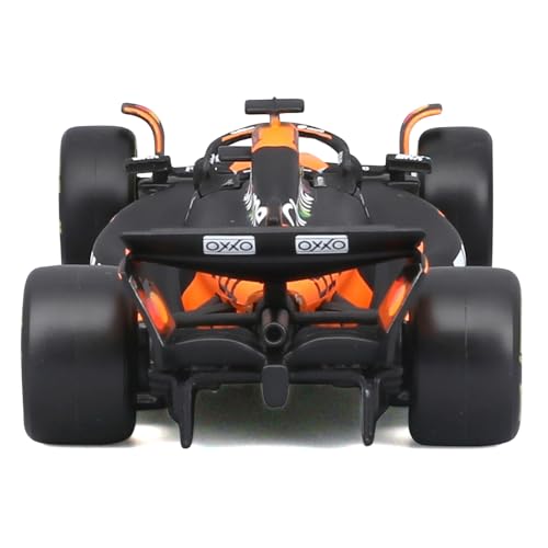 Bburago – McLaren F1 MCL39 2025#81 Piastri, Diecast-Modellauto 1:43 mit Vitrine und Sockel, detaillierte F1-McLaren-Replik, offiziell lizenziert, empfohlenes Alter 14+ Jahre
