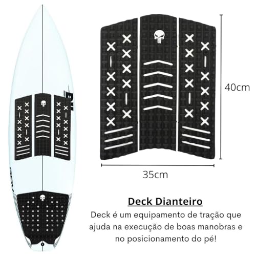 Deck Prancha De Surf Frontal Dianteiro Deck Shortboard - EVA Alto Padrão