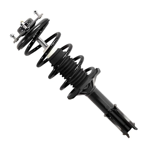 Image of Detroit Axle - Front 8pc Struts Kit for 02-05 Mitsubishi Lancer [ES Model], Struts & Coil Spring Sway Bar Links Tie Rod Ends 2002 2003 2004 2005 Replacement Suspension