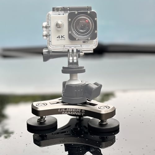 ULIBERMAGNET Magnetic Mount,100LB Heavy Duty Solid Aluminum...