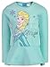 Disney Frozen Elsa Big Girls Fleece Long Sleeve Graphic T-Shirt and Leggings Outfit Set Turquoise/Blue 10