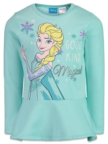 Image of Disney Frozen Girls' Fleece Sweatshirt and Leggings Set Toddler to Big Kid