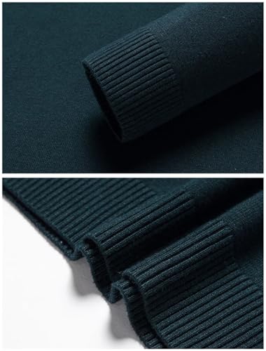 Men's Crew Neck Business Casual Knitted Sweater Solid Color Versatile Layering Piece for Spring Comfort4