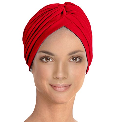Dozen Pack- 12 Bright Colored Beautiful Turbans - Thumbnail 6