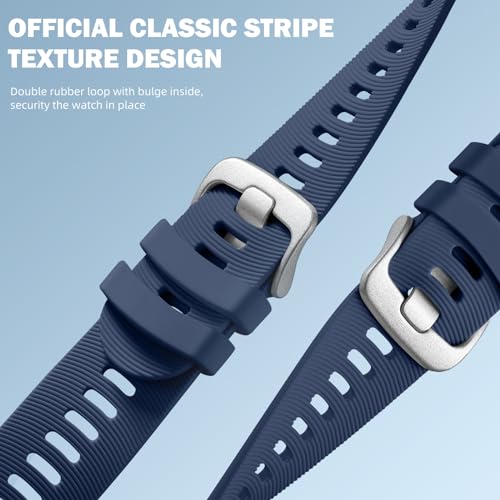 Image of GEAK Compatible with Garmin Forerunner 245 /645 /55 Watch Band /645 /245 Music Band, 20mm Sport Watch Band Compatible with Garmin Vivoactive 6 5 3 /Venu /Venu SQ,Soft Strap for Galaxy Watch 7 /6 /5 /4