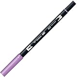 Tombow - Lote de 6 rotuladores de doble punta 623-Lavender