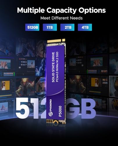 SSD PHIXERO P5000 de Alta Velocidad - 500GB - Imagen 8