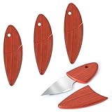 4Pcs Mini Fish Shaped Fixed Blade Box Cutter, Portable Small Keychain Box Cutter with Sheath, Utility Knives for Unpacking Packages, Cutting Ropes, Slicing Fruit