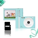Digital Camera, FHD 1080P Kids Camera with 32GB Card, Digital Point and Shoot Cameras with 16X Zoom Anti Shake, 48MP 2.8 Inch LCD Screen, Gift for Teens Boys...
