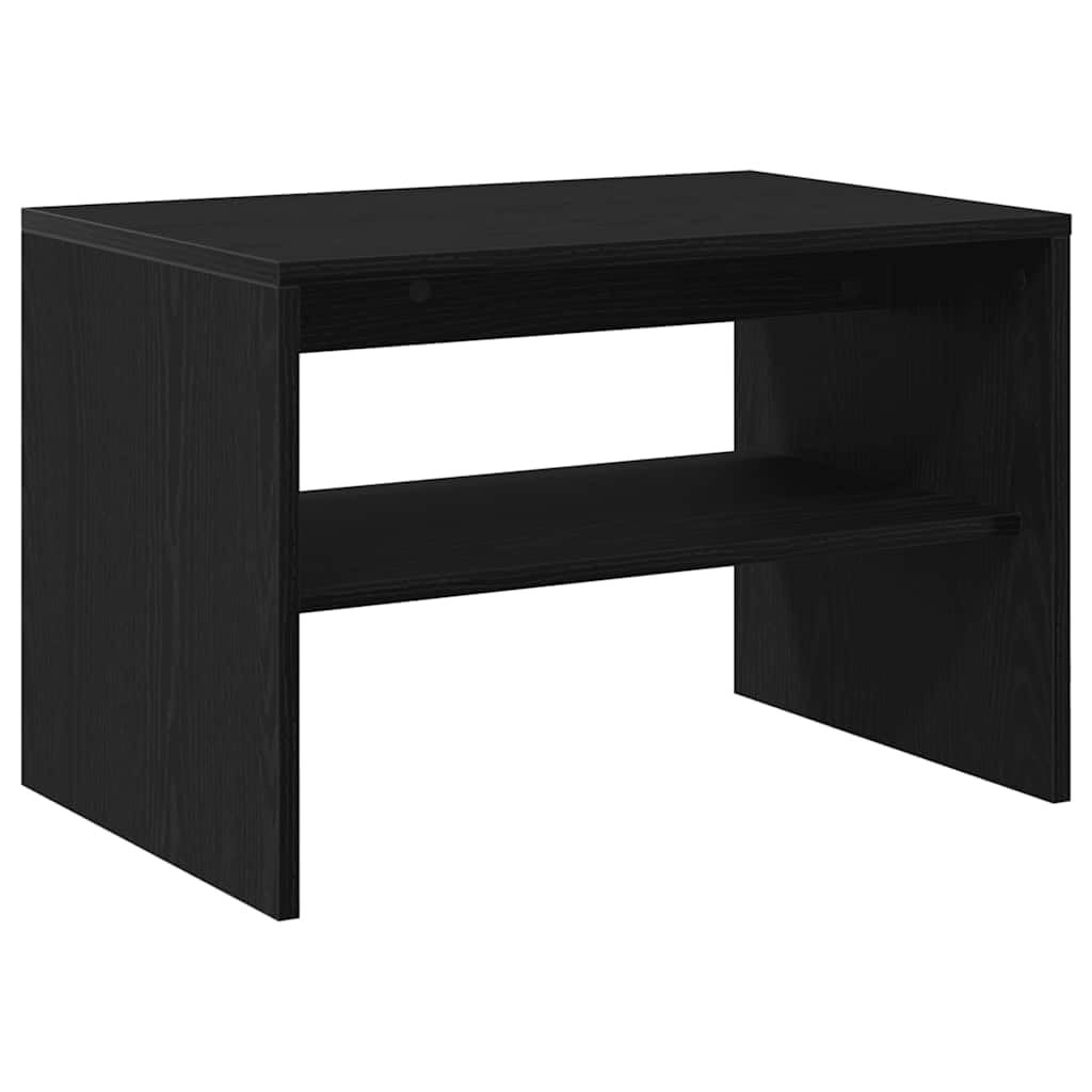 vidaXL TV-Schrank Schwarz Eichen-Optik 60x40x40 cm Holzwerkstoff, TV-Möbel, Fernsehtisch, Medienschrank, Fernsehschrank, TV-Konsole, TV-Bank, TV-Regal
