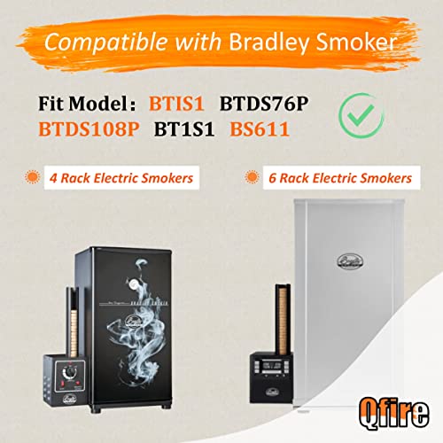 Heating Element Compatible With Bradley Smoker Bs611 / Btds76P 4-Rack Outdoor Electric Smoker,Replacement Heat Bar 120V For Btds108P 6-Rack Bradley Digital Food Smokers #TOP3