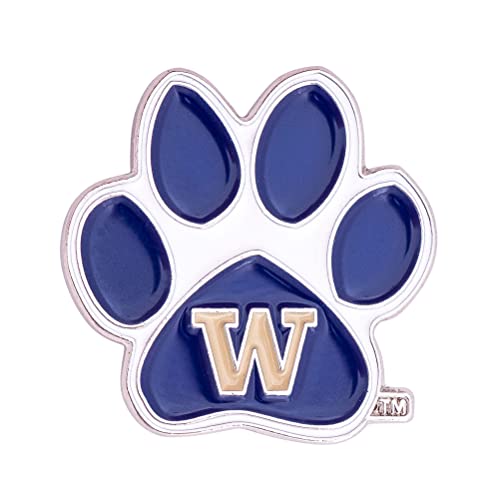 Image of Desert Cactus University of Washington Lapel Pin UW Huskies Made of Metal for Formal Wear, Bag and Hat Jewelry, and Tie Tack