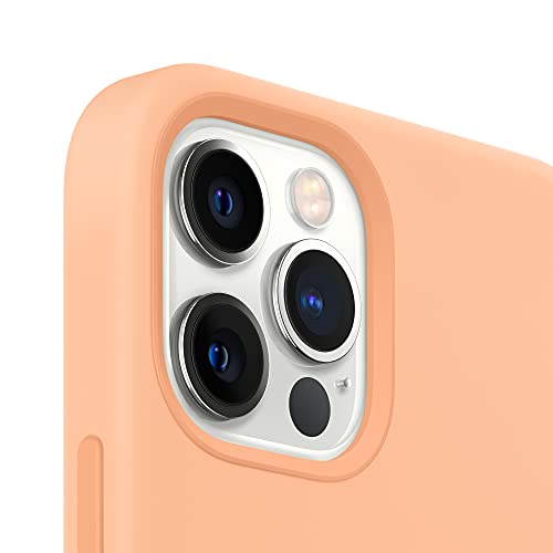 Image of Apple iPhone 12 Pro Max Silicone Case with MagSafe - Cantaloupe
