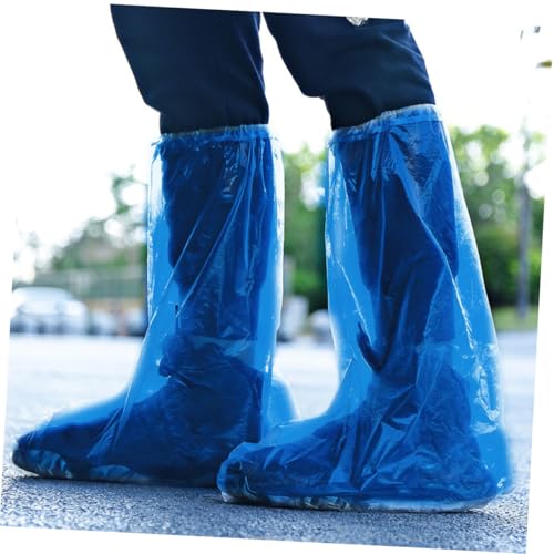 Cubiertas para zapatos de ciclismo POPETPOP, 20 piezas, impermeables y resistentes al viento, con cierre de cordón, para jardinería, construcción y actividades al aire libre, antideslizantes miniatura 5