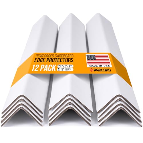 Paclord 24" x 2" x 2" Reinforced Cardboard Edge Protectors,