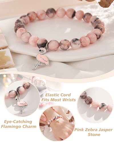 Flamingo Birthday Gifts for Women, 18th Birthday Gifts for Teen Girls, Flamingo Bracelet for Granddaughter Daughter Sister Niece Friends4