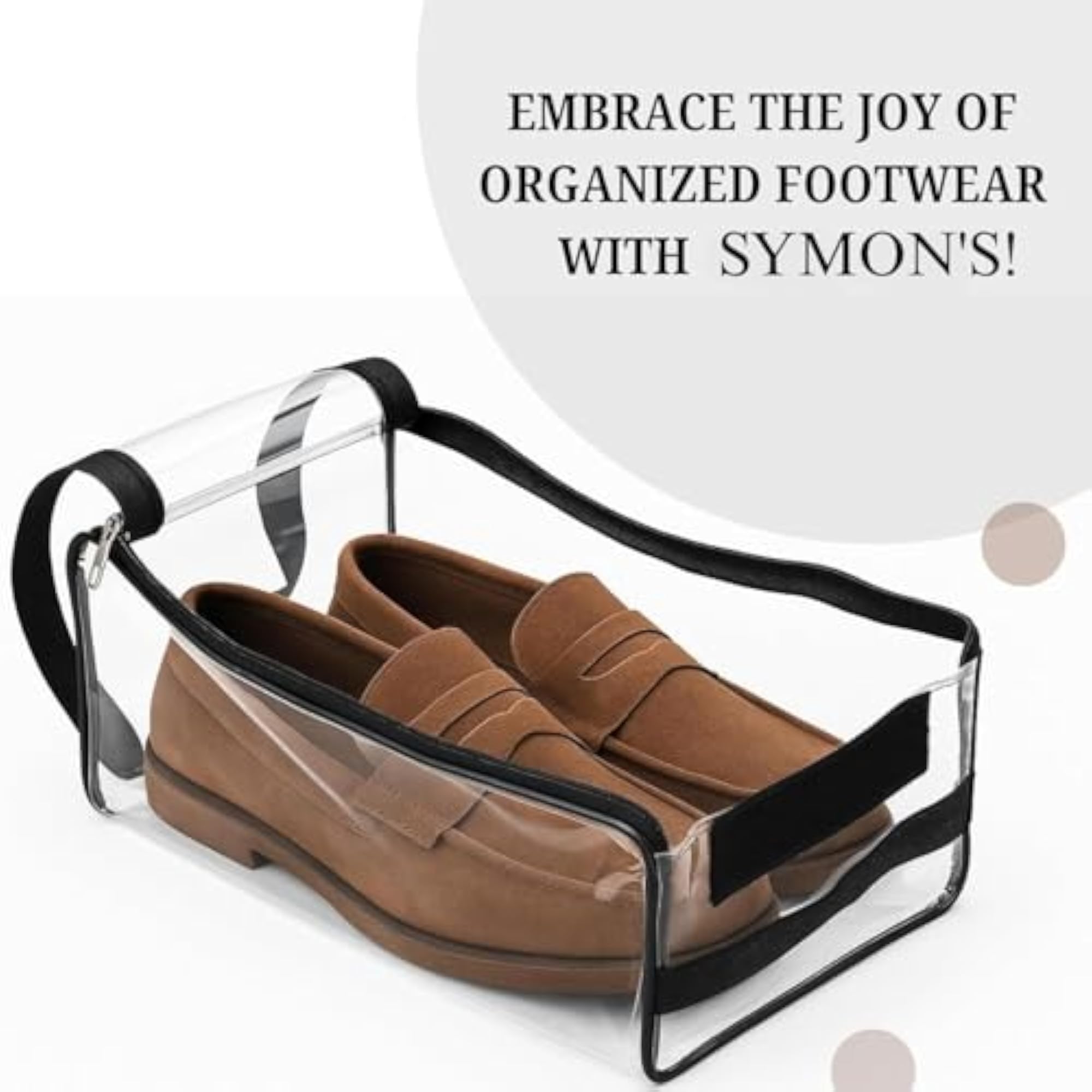 Transparent Waterproof Shoe Bag for Travel & Home