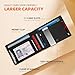RUNBOX Slim Wallets for Men - Leather Money Clip Mens Wallet - RFID Blocking Front Pocket Bifold Wallet - Thin Credit Card Holder with Gift Box