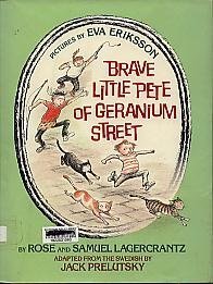 Hardcover Brave Little Pete of Geranium Street Book