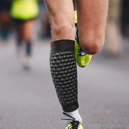 suporte para panturrilha,Meias elásticas respiráveis para panturrilha em formato favo mel - Equipame