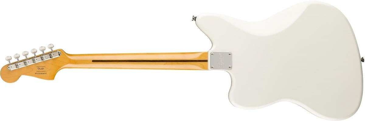 Squier Classic Vibe 60s Jazzmaster Electric Guitar, with 2-Year Warranty, Olympic White, Laurel Fingerboard