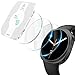 Misxi 3 Stück Gehärtetem Glas Displayschutz Kompatibel mit Samsung Galaxy Watch 8 40mm mit Auto-Ausrichtungswerkzeug-Set, Ultra-Dünner Anti-Fingerprint für Galaxy Watch8, Transparent