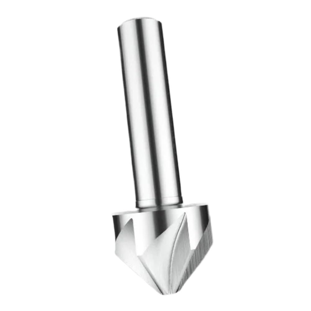 Broca de corte de chaflán HSS, broca de fresa de extremo biselado, brocas cónicas multicanal, 1 pieza(45.0MM*90)