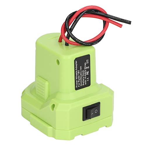 Adaptador para batería de 18 V con cable de 14 AWG para robótica y proyectos bricolaje