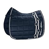 Anti-Rutschoberfläche Eskadron Platinum Big Square Glossy Saddle Pad Dressage Martini Olive