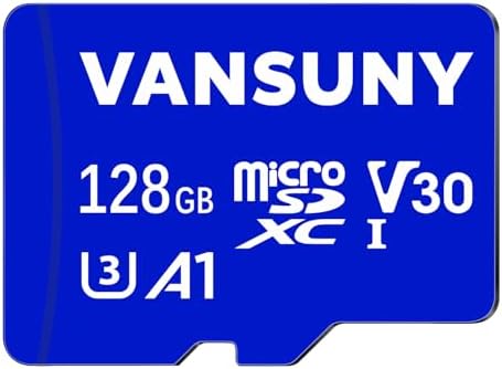 Vansuny 128GB Micro SD Card 128GB MicroSDXC Memory Card with A1 U...