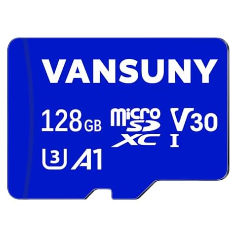 Vansuny 128GB Micro SD Card 128GB MicroSDXC Memory Card Cover