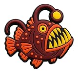 Mahi Mahi Croc Shoe Charm - Realistic Mahi Mahi Dolphin Fish for your Crocs or Sandles. Saltwater Ocean Fish Mahi Mahi Shoe Accesory. (Angler Fish)